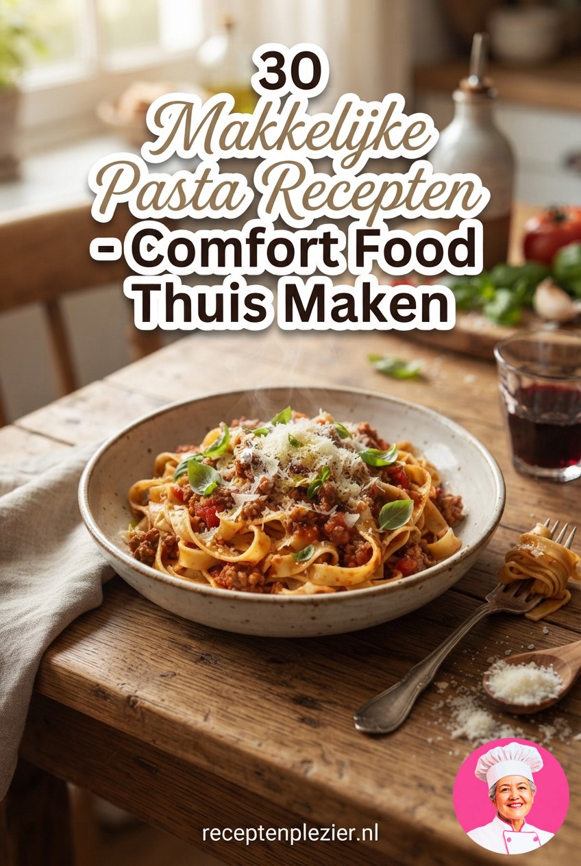 30 Makkelijke Pasta Recepten - Comfort Food Thuis Maken