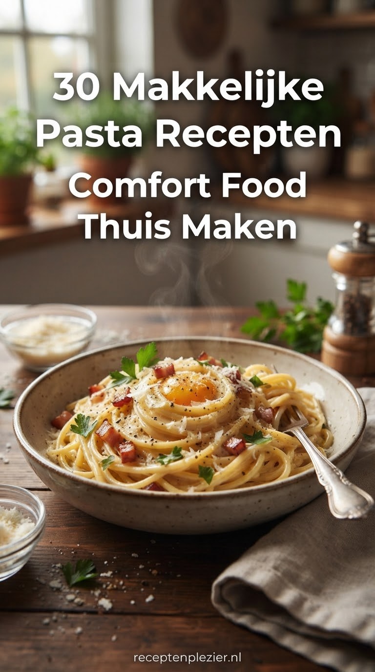 30 Makkelijke Pasta Recepten - Comfort Food Thuis Maken