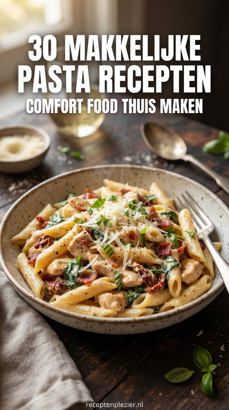 30 Makkelijke Pasta Recepten - Comfort Food Thuis Maken