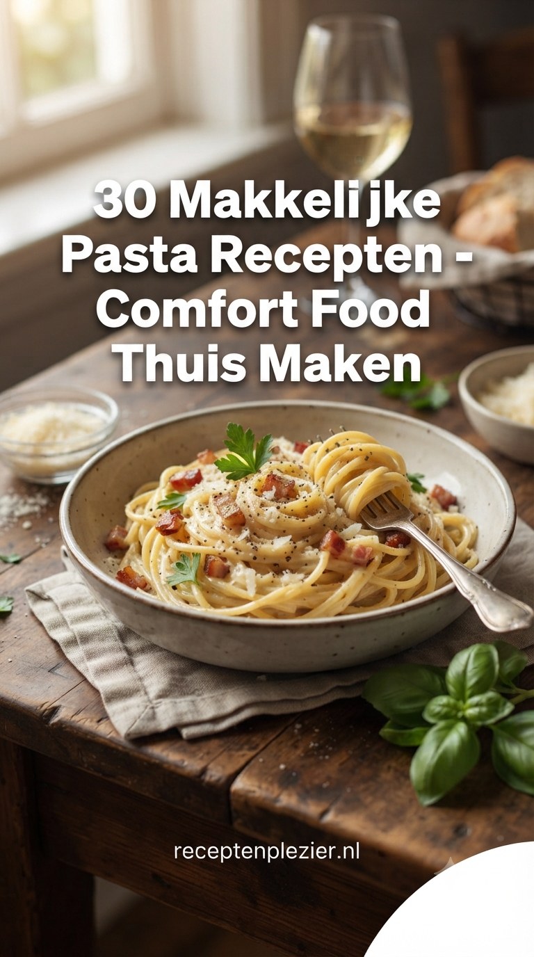 30 Makkelijke Pasta Recepten - Comfort Food Thuis Maken