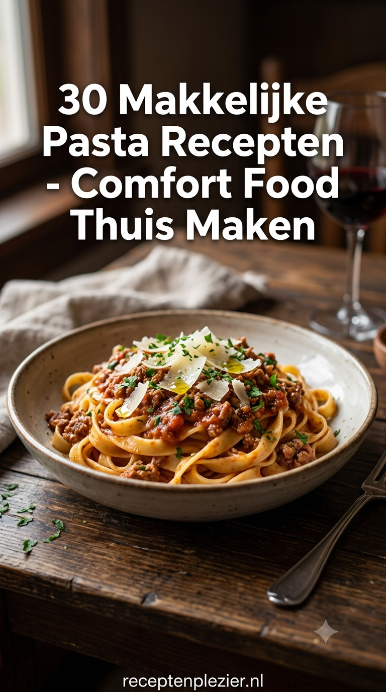 30 Makkelijke Pasta Recepten - Comfort Food Thuis Maken