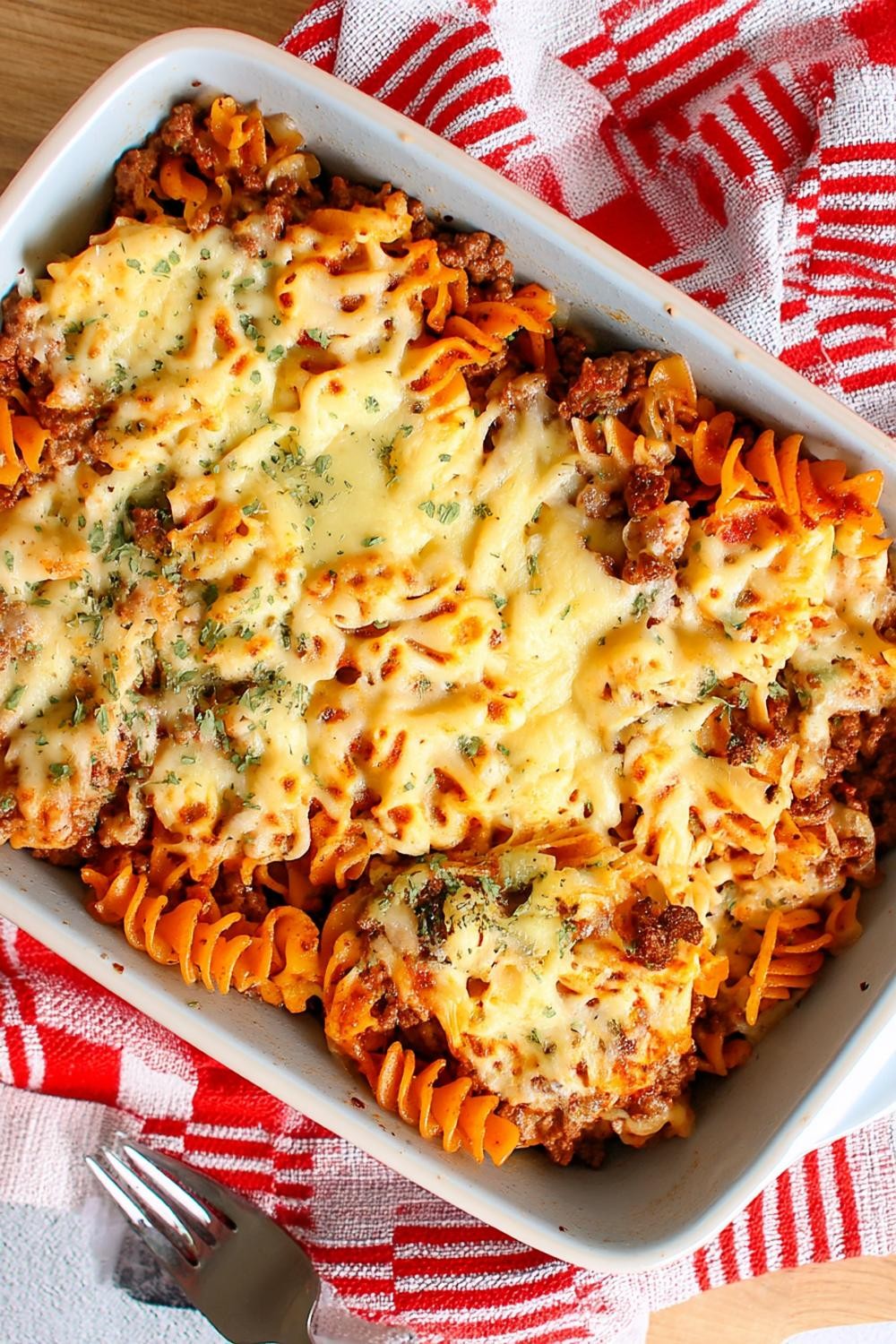 Ovenschotel met fusilli en kaas