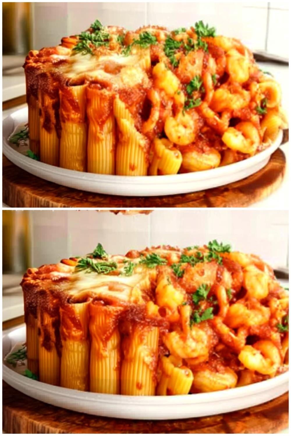 Rigatoni garnalen ovenschotel spectaculair