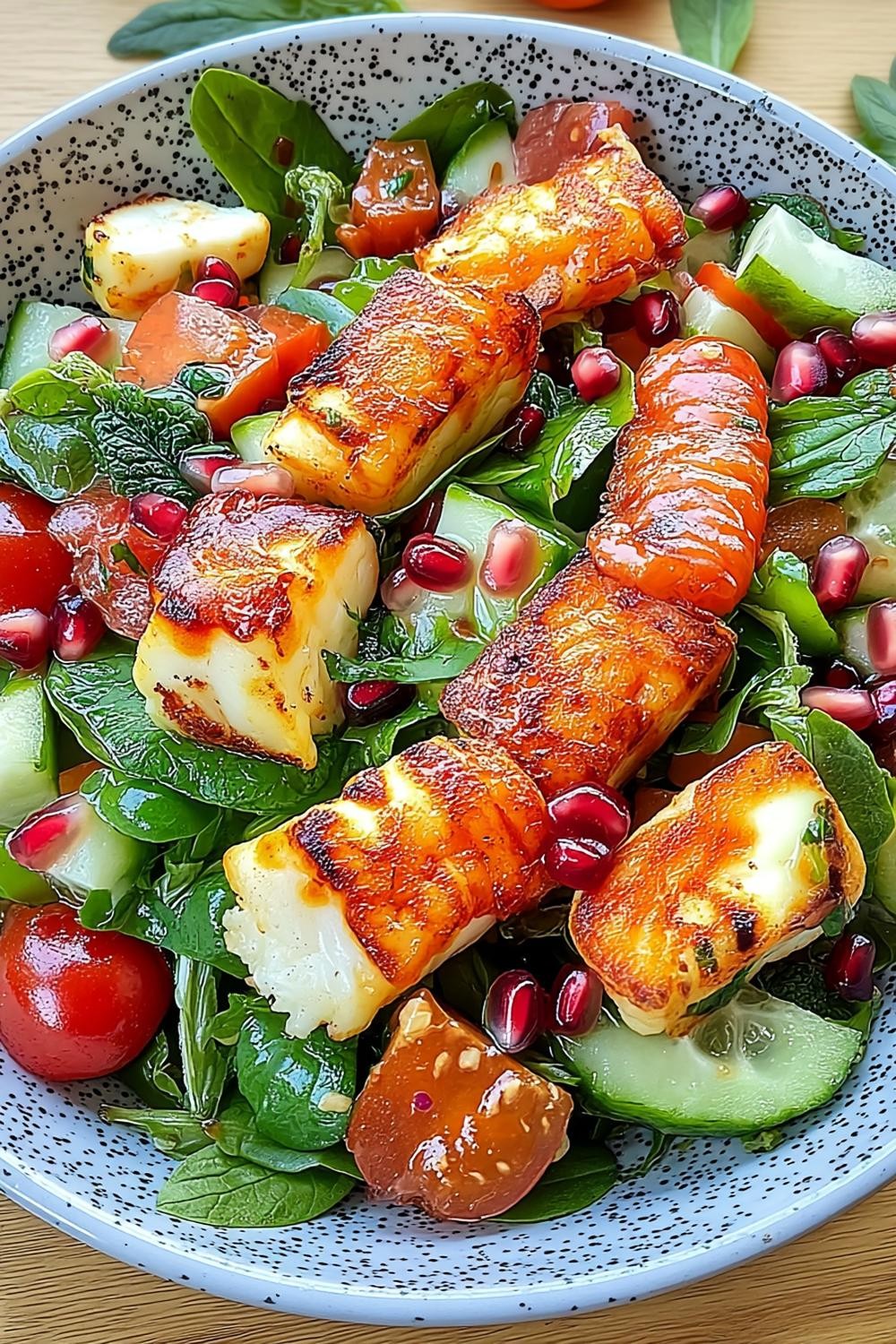 Gegrilde Halloumi Salade