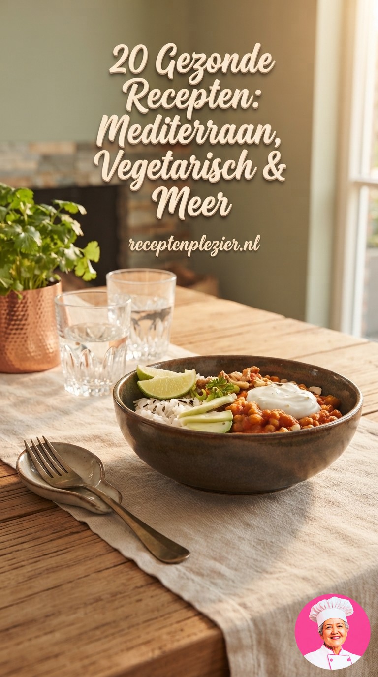 20 Gezonde Recepten: Mediterraan, Vegetarisch & Meer
