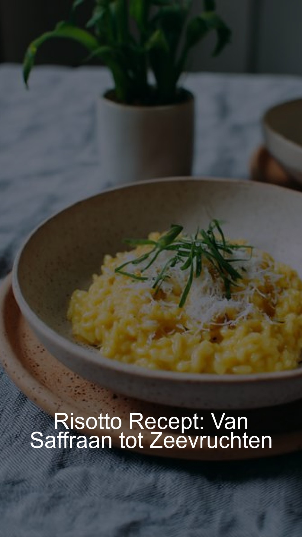 Risotto Recept: Van Saffraan tot Zeevruchten