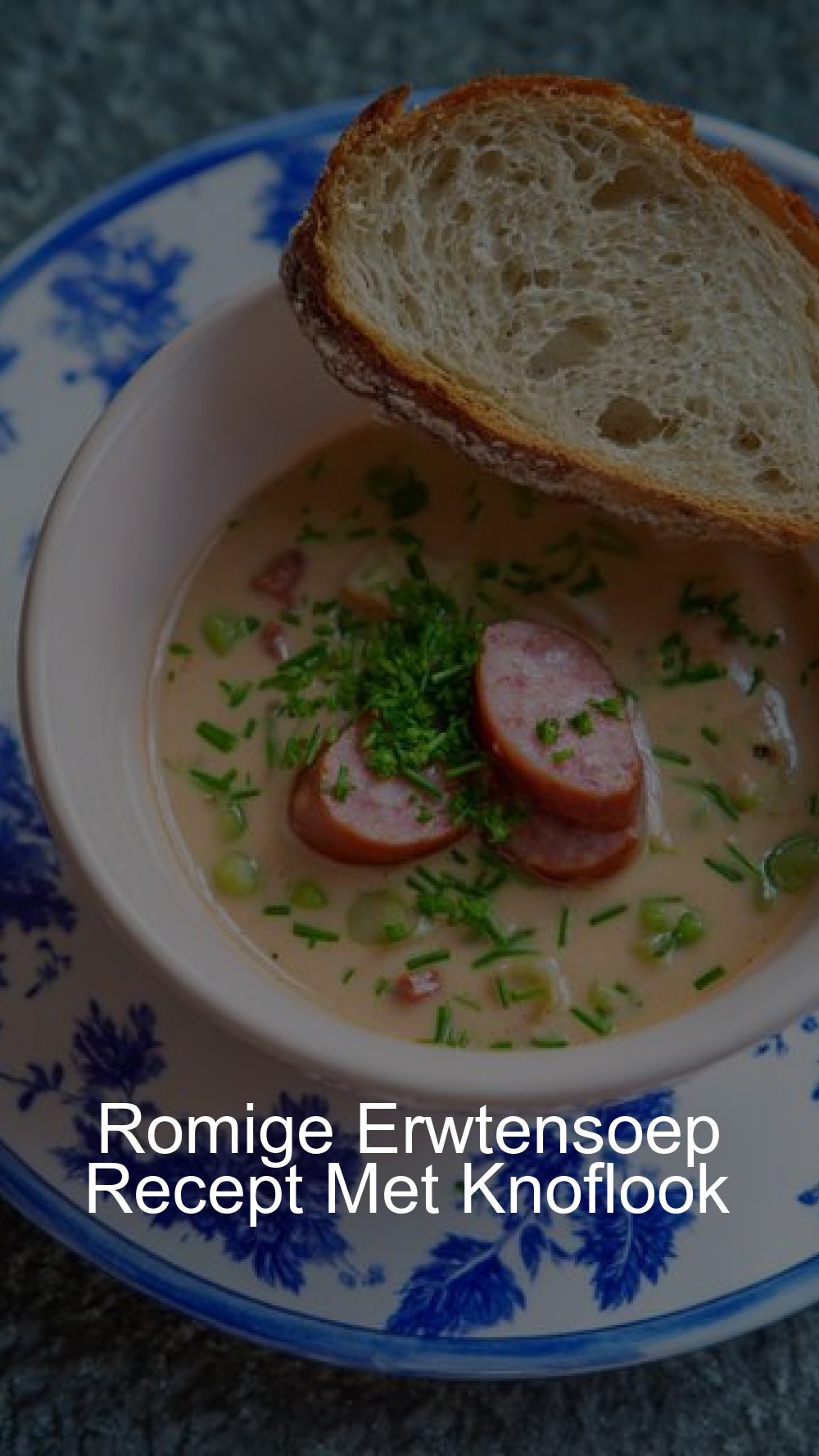 Romige Erwtensoep Recept Met Knoflook