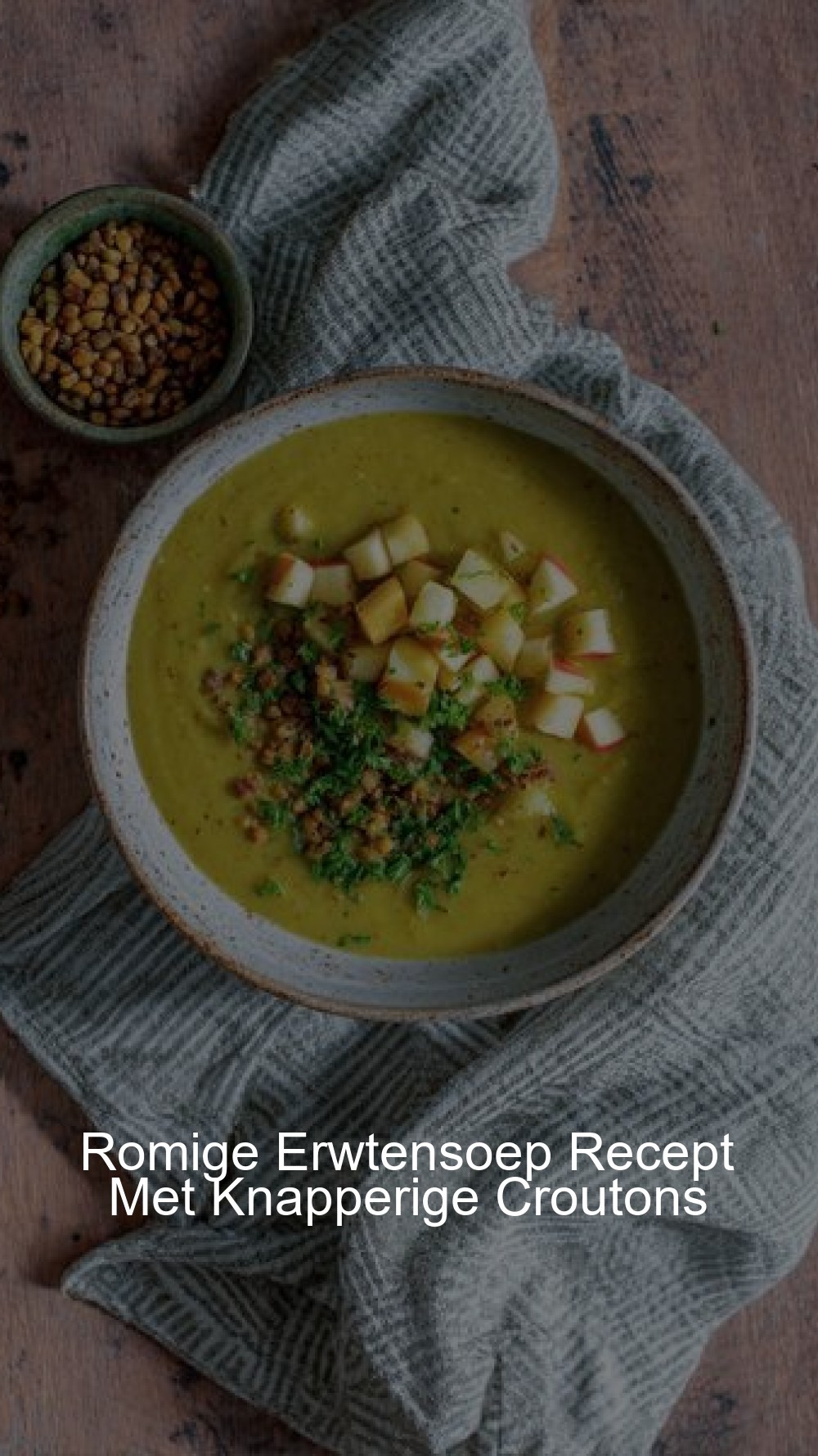 Romige Erwtensoep Recept Met Knapperige Croutons
