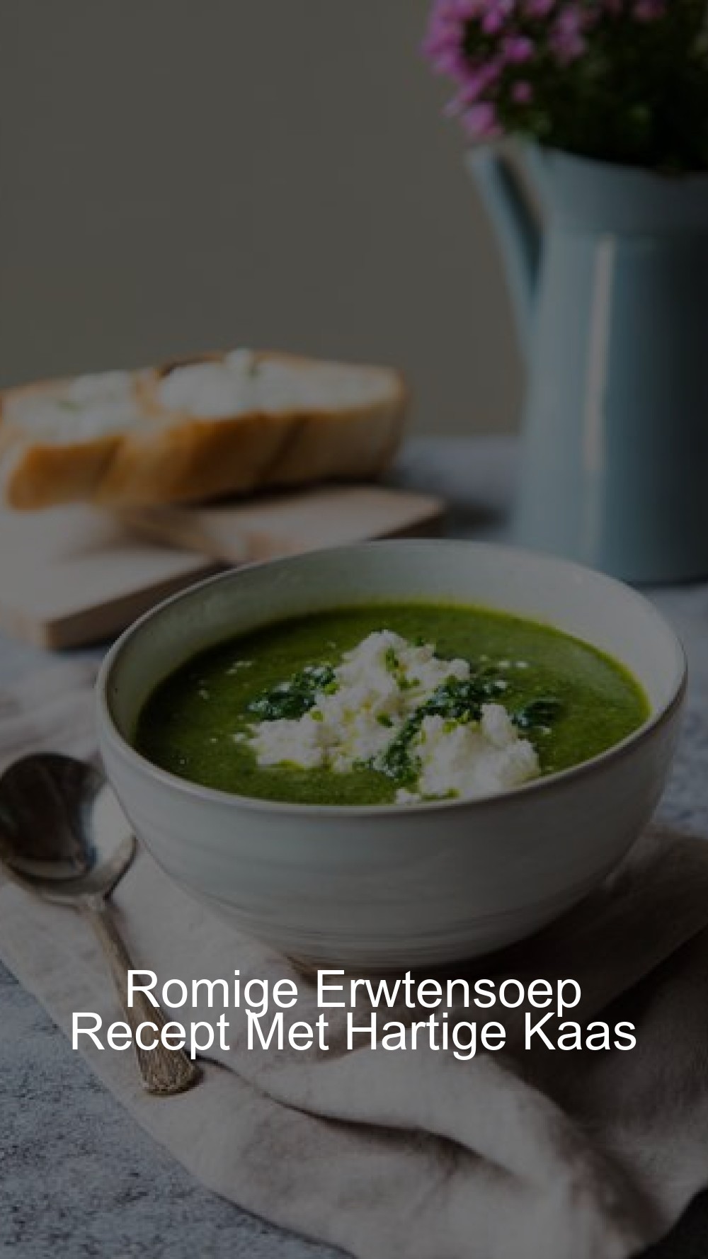 Romige Erwtensoep Recept Met Hartige Kaas