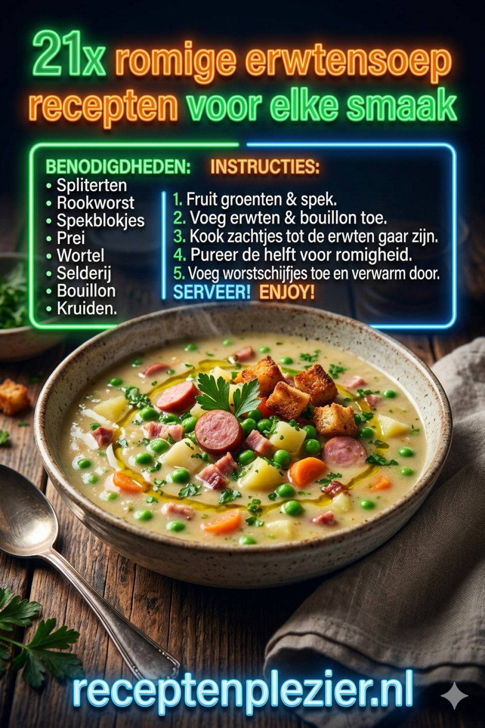 21x romige erwtensoep recepten voor elke smaak