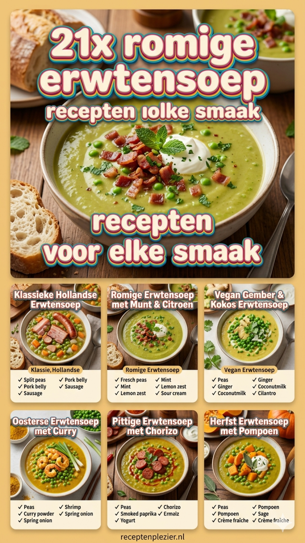 21X Romige Erwtensoep Recept Voor Elke Smaak