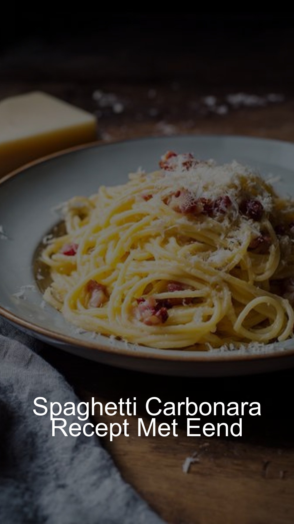 Spaghetti Carbonara Recept Met Eend
