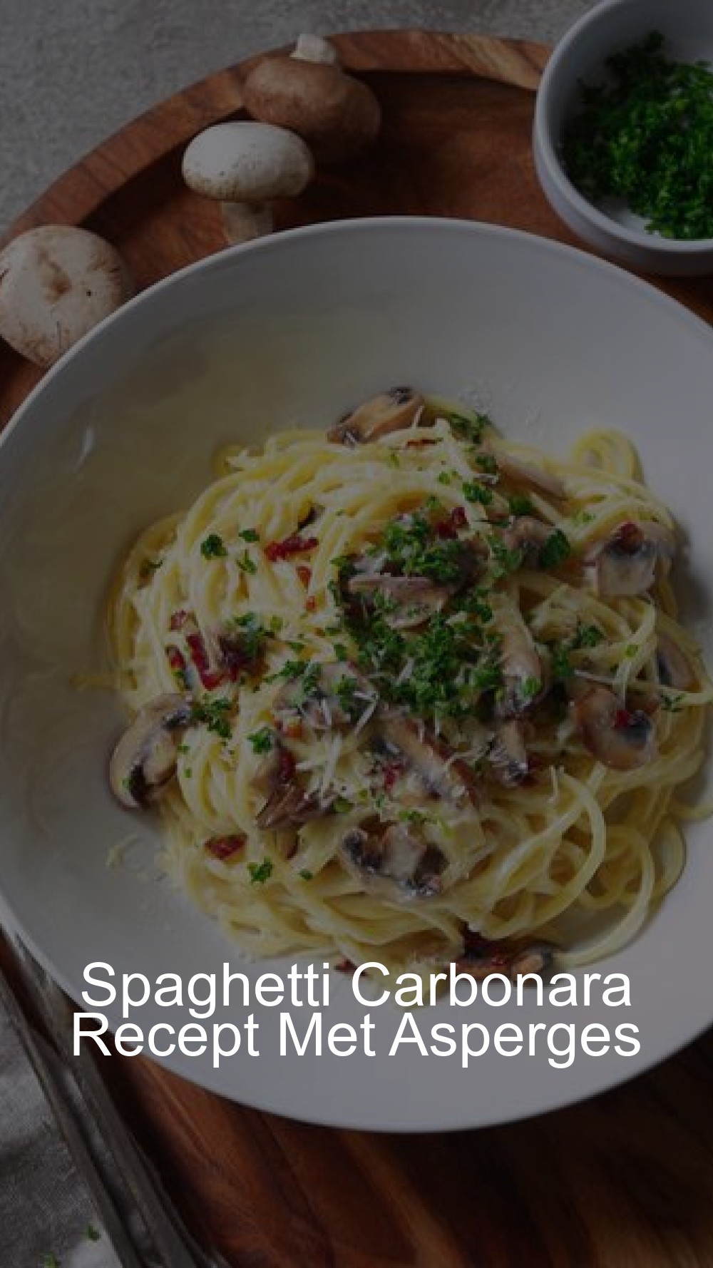 Spaghetti Carbonara Recept Met Asperges