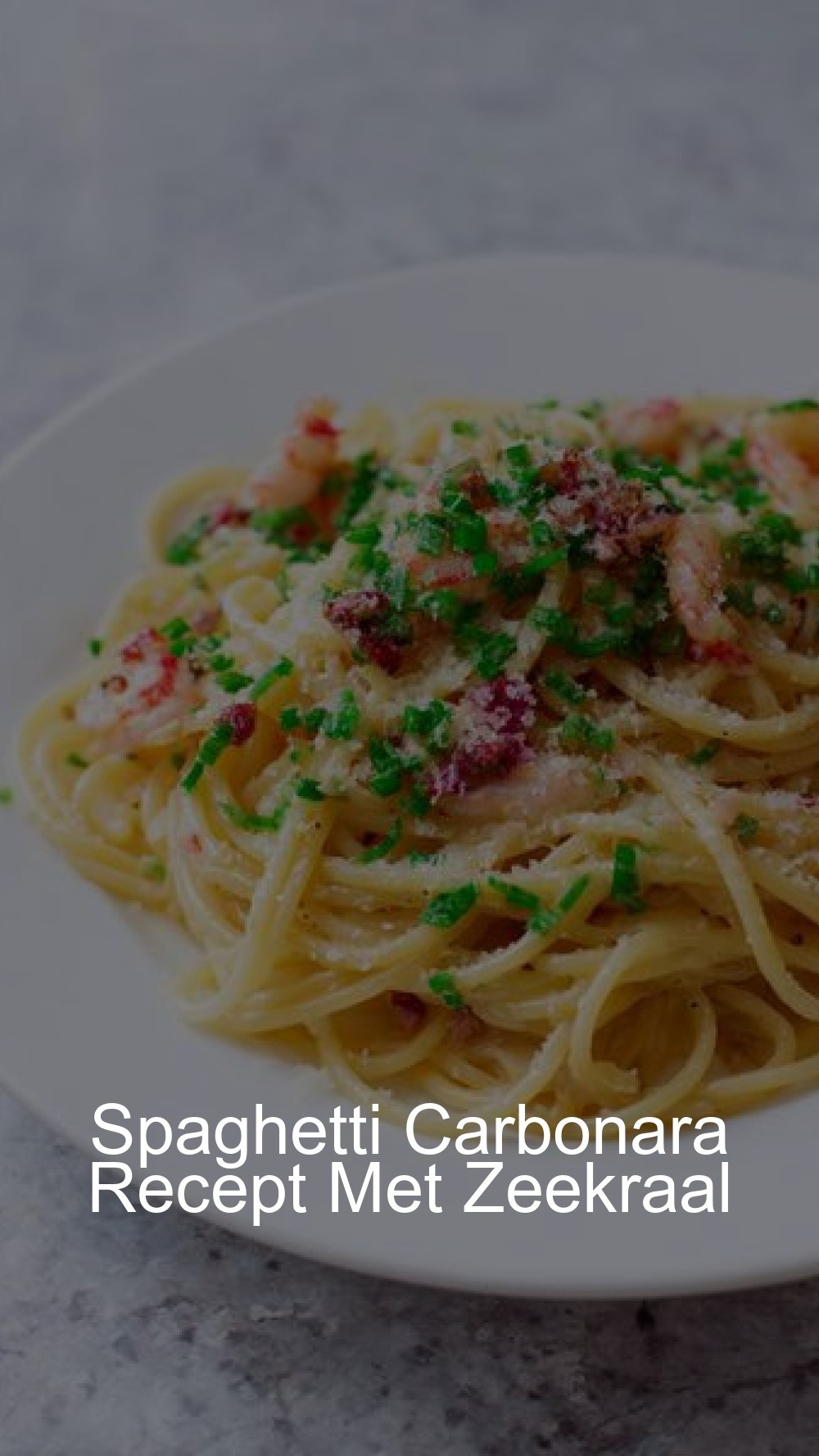 Spaghetti Carbonara Recept Met Zeekraal
