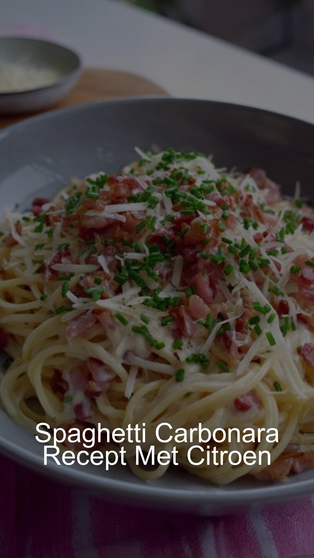 Spaghetti Carbonara Recept Met Citroen