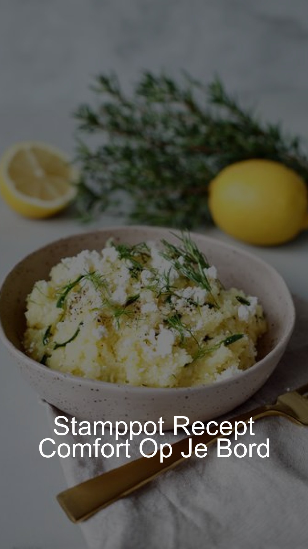 Stamppot Recept Comfort Op Je Bord