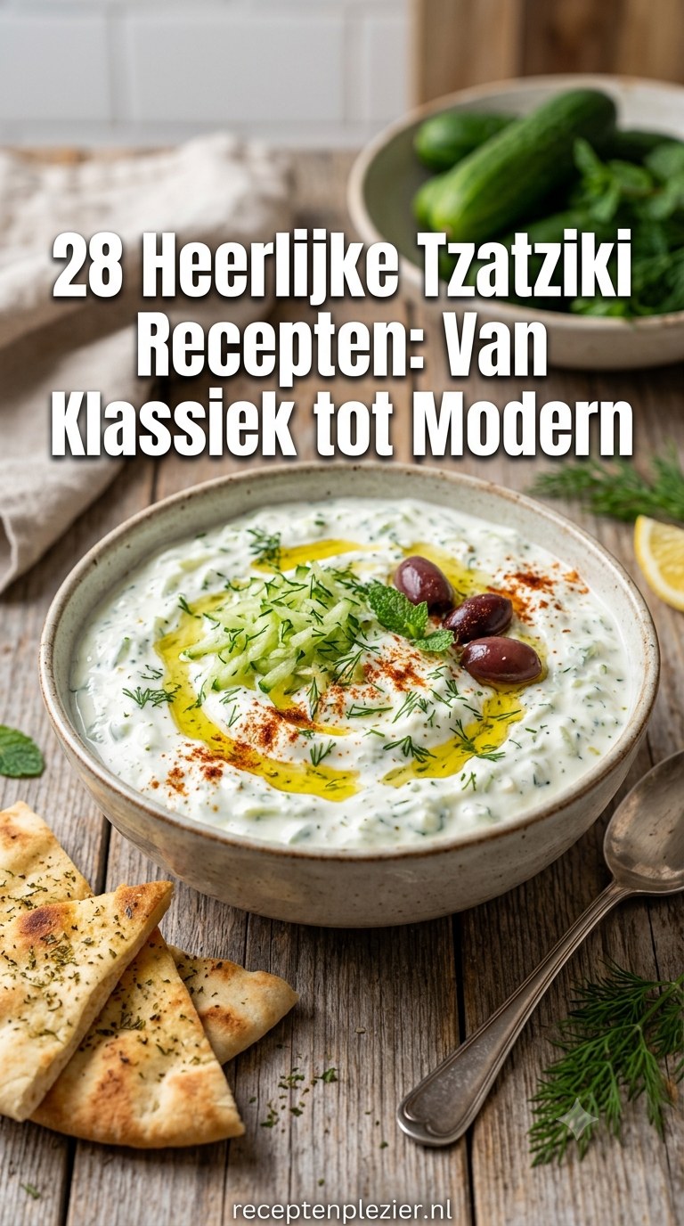 28 Heerlijke Tzatziki Recepten: Van Klassiek tot Modern