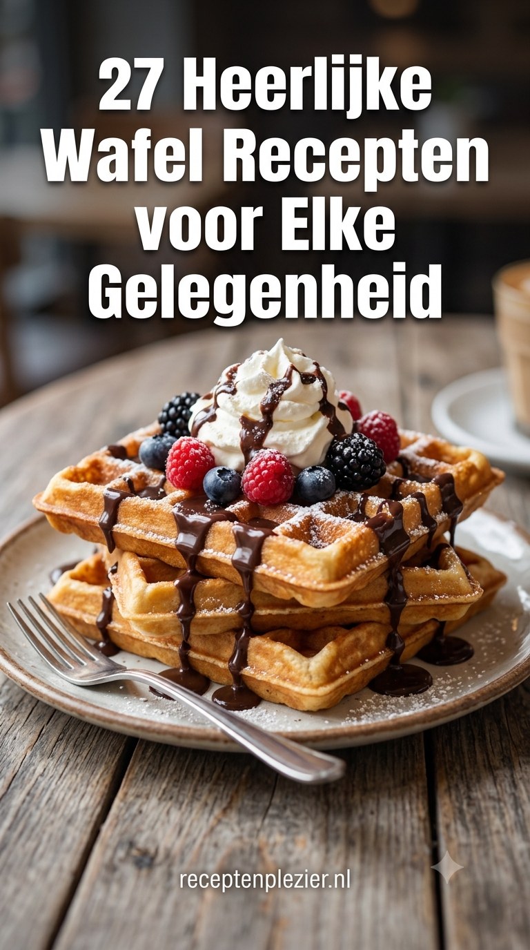 27 Heerlijke Wafel Recepten voor Elke Gelegenheid