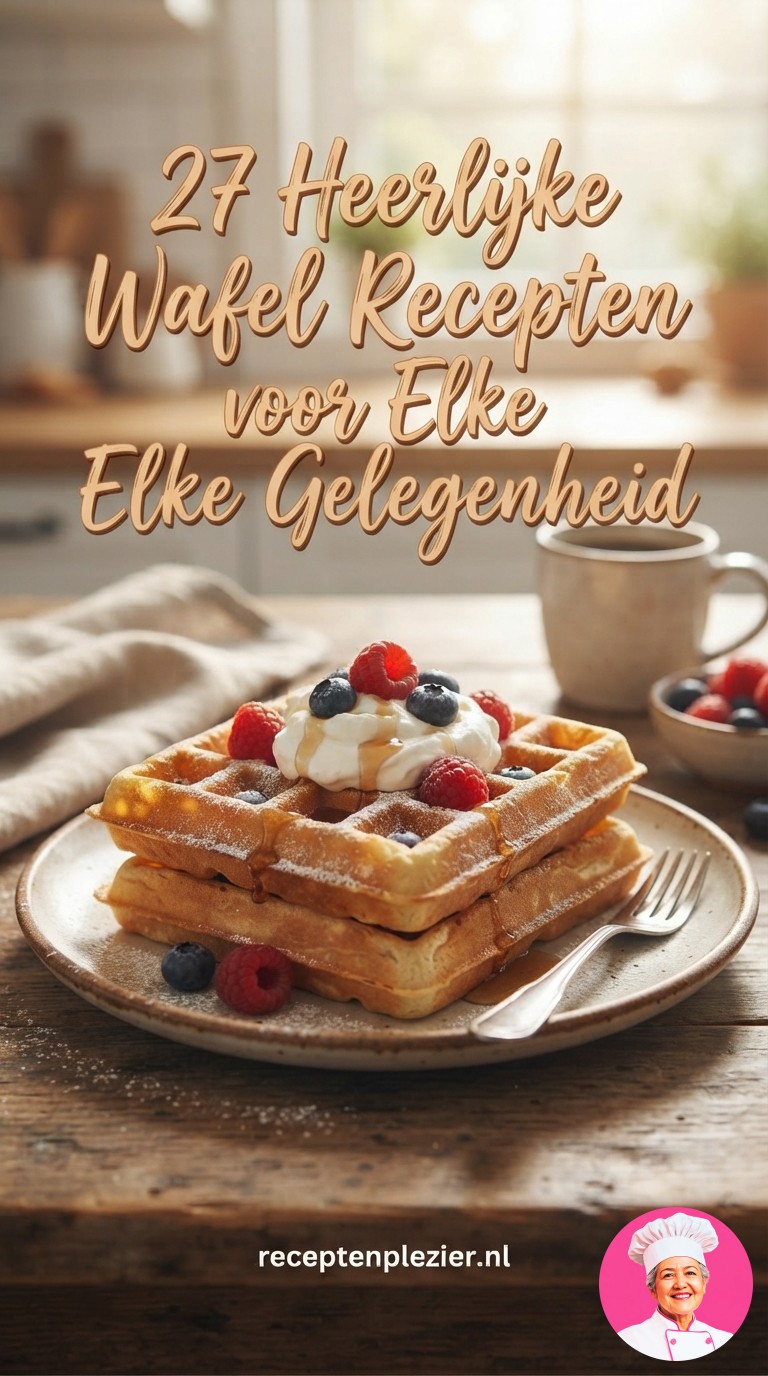 27 Heerlijke Wafel Recepten voor Elke Gelegenheid