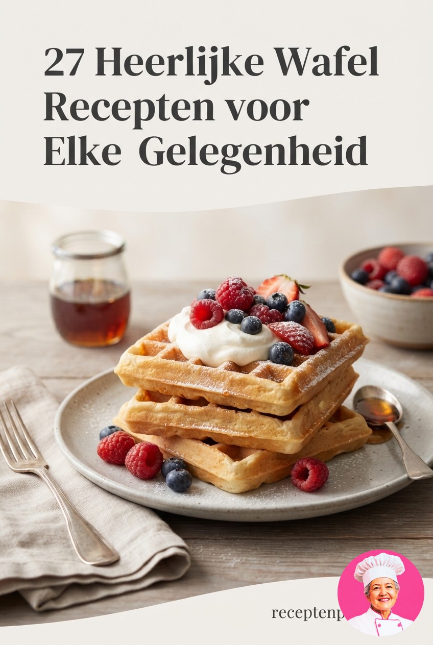 27 Heerlijke Wafel Recepten voor Elke Gelegenheid