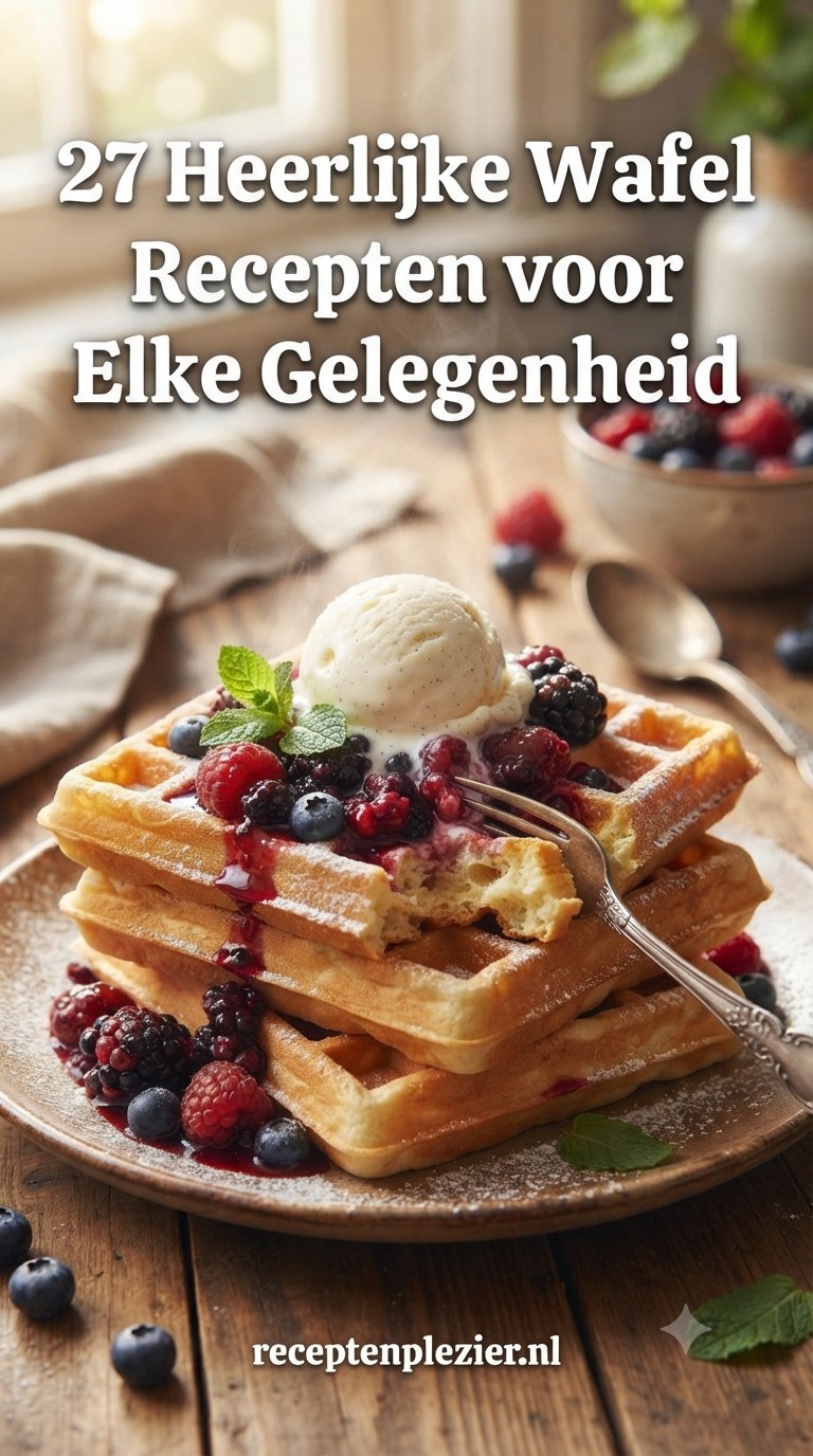 27 Heerlijke Wafel Recepten voor Elke Gelegenheid