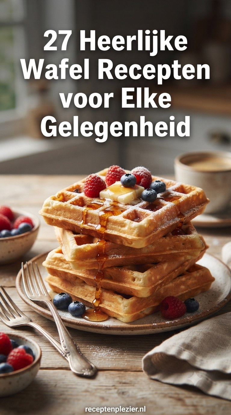 27 Heerlijke Wafel Recepten voor Elke Gelegenheid