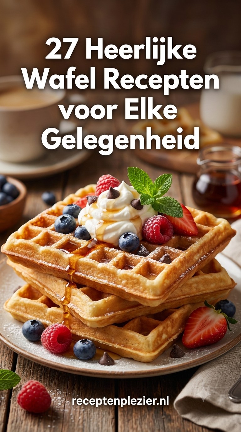 27 Heerlijke Wafel Recepten voor Elke Gelegenheid