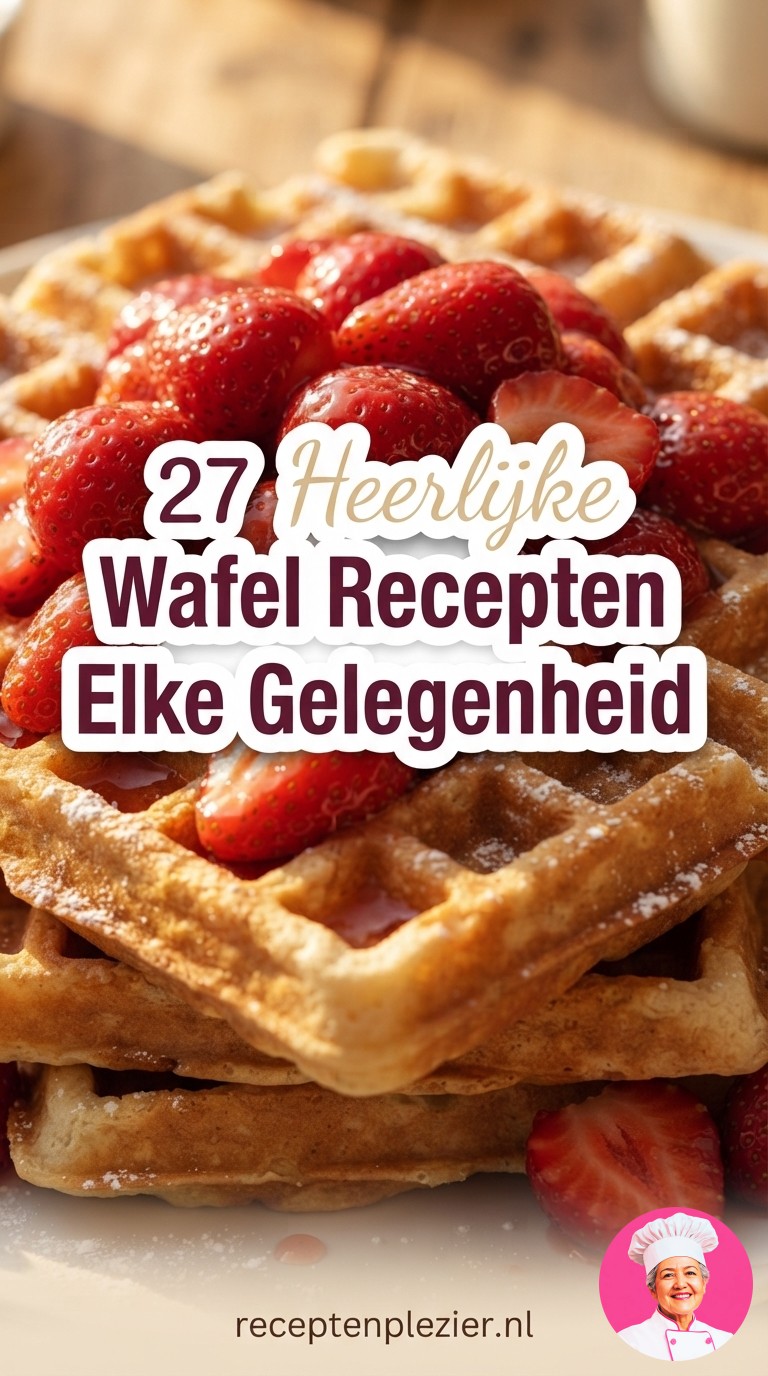 27 Heerlijke Wafel Recepten voor Elke Gelegenheid