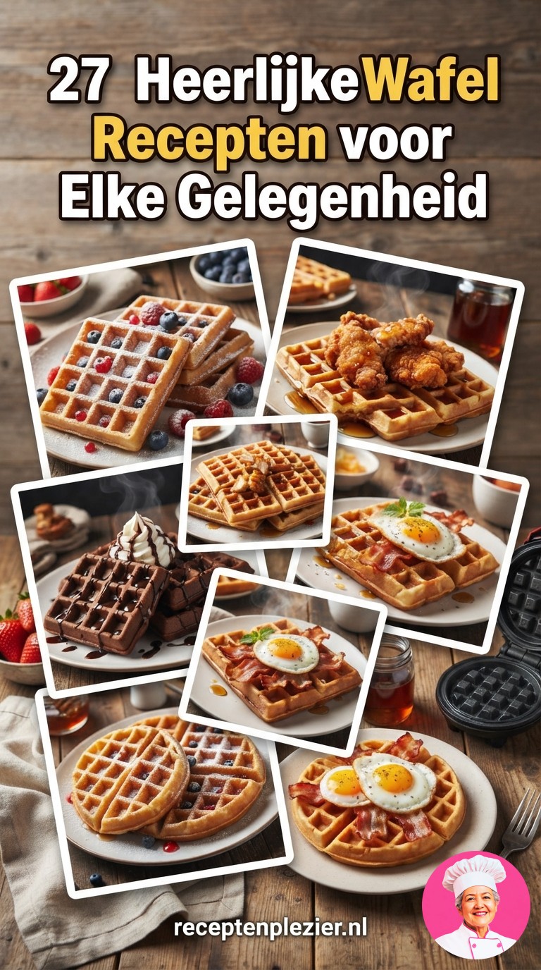 27 Heerlijke Wafel Recepten voor Elke Gelegenheid