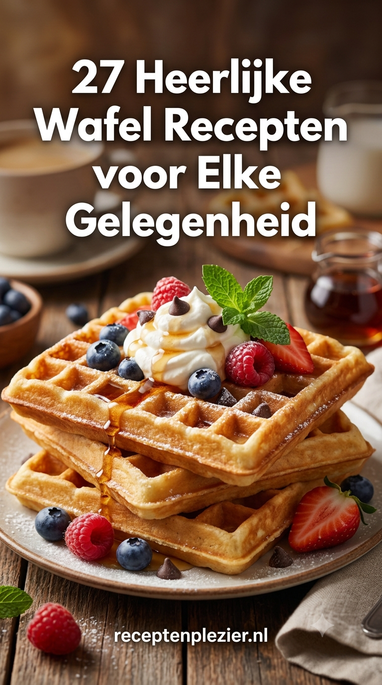 27 Heerlijke Wafel Recepten voor Elke Gelegenheid