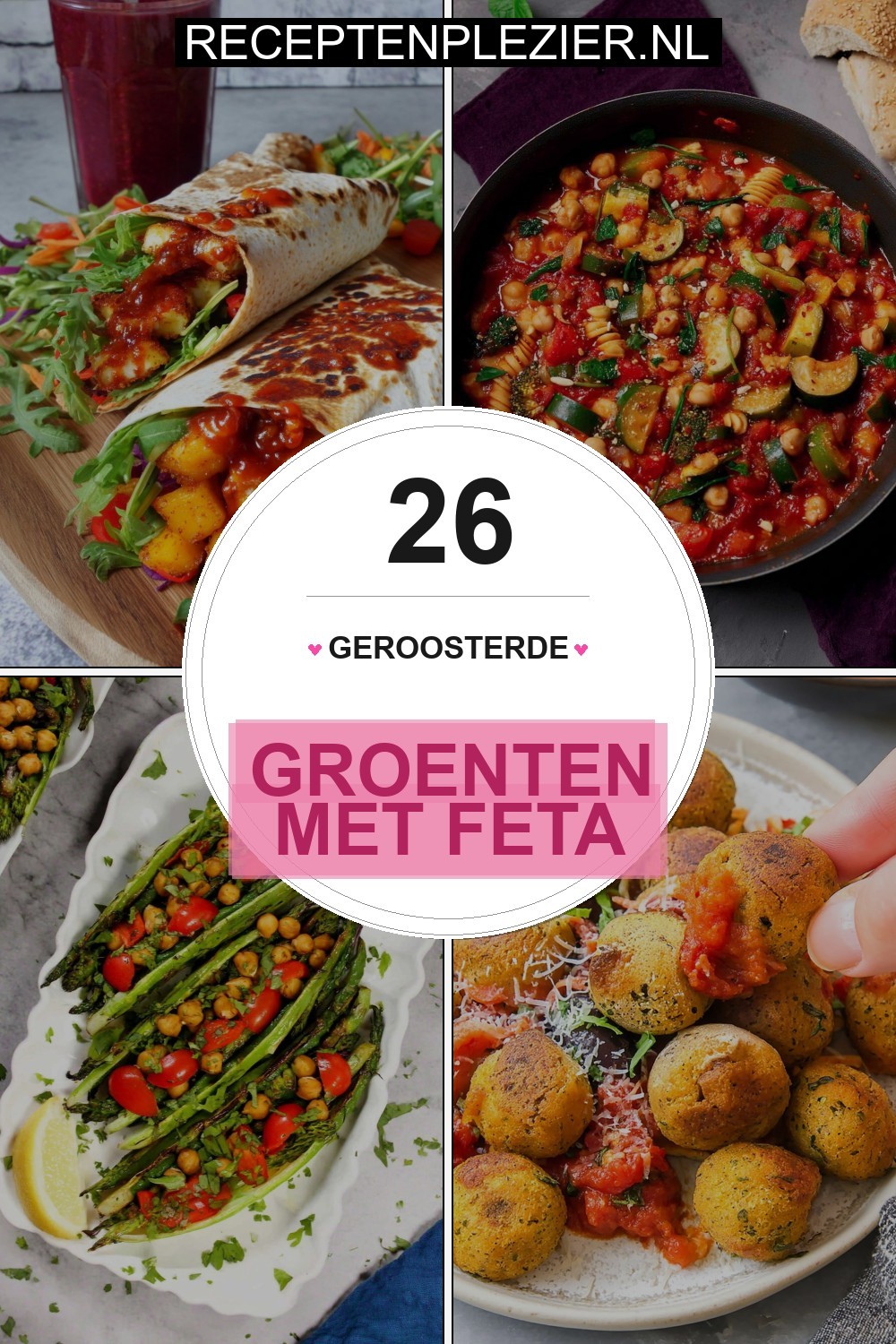 Geroosterde groenten met feta