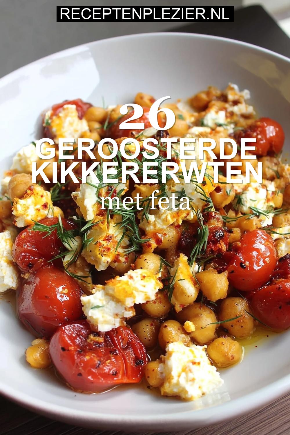 Geroosterde kikkererwten met feta