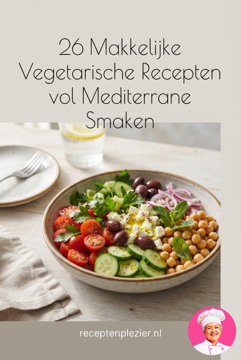 26 Makkelijke Vegetarische Recepten vol Mediterrane Smaken