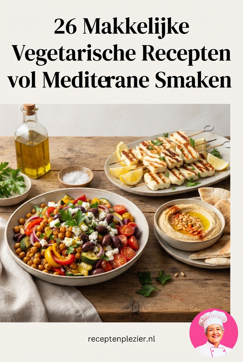 26 Makkelijke Vegetarische Recepten vol Mediterrane Smaken