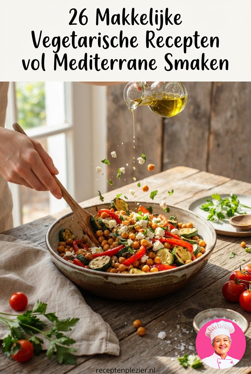 26 Makkelijke Vegetarische Recepten vol Mediterrane Smaken