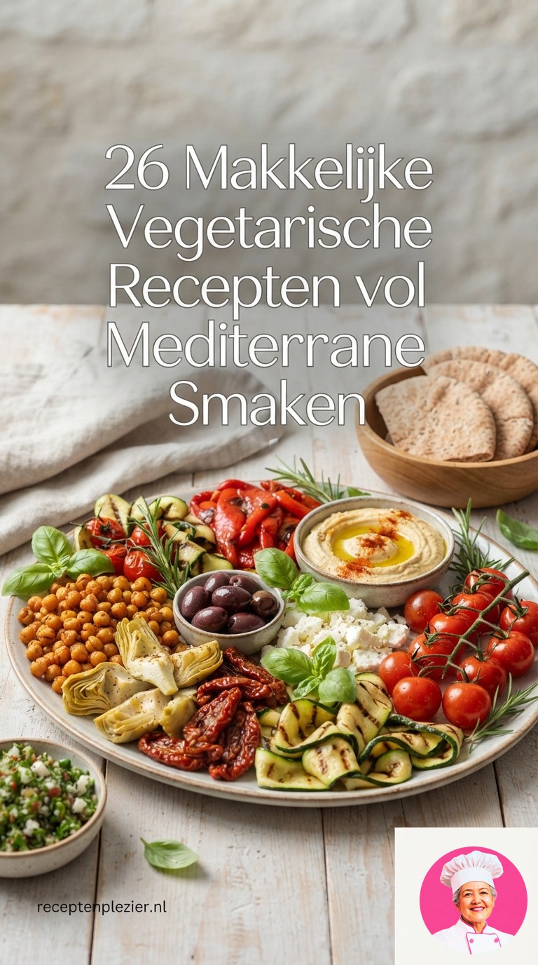 26 Makkelijke Vegetarische Recepten vol Mediterrane Smaken