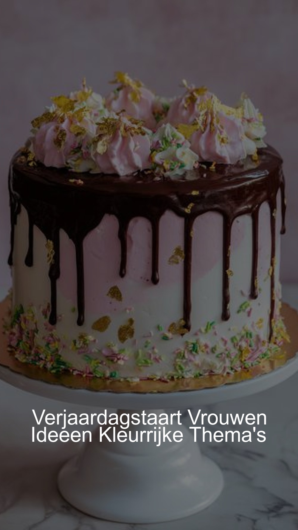 Verjaardagstaart Vrouwen Ideeen Kleurrijke Thema's