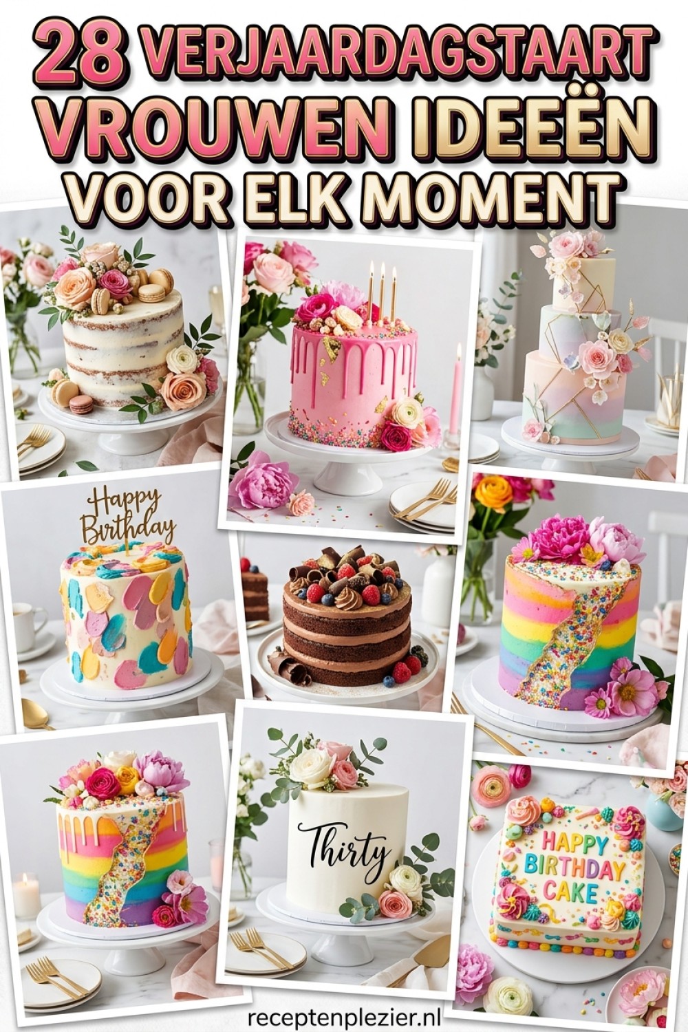 28 Verjaardagstaart Vrouwen Ideeën Voor Elk Moment