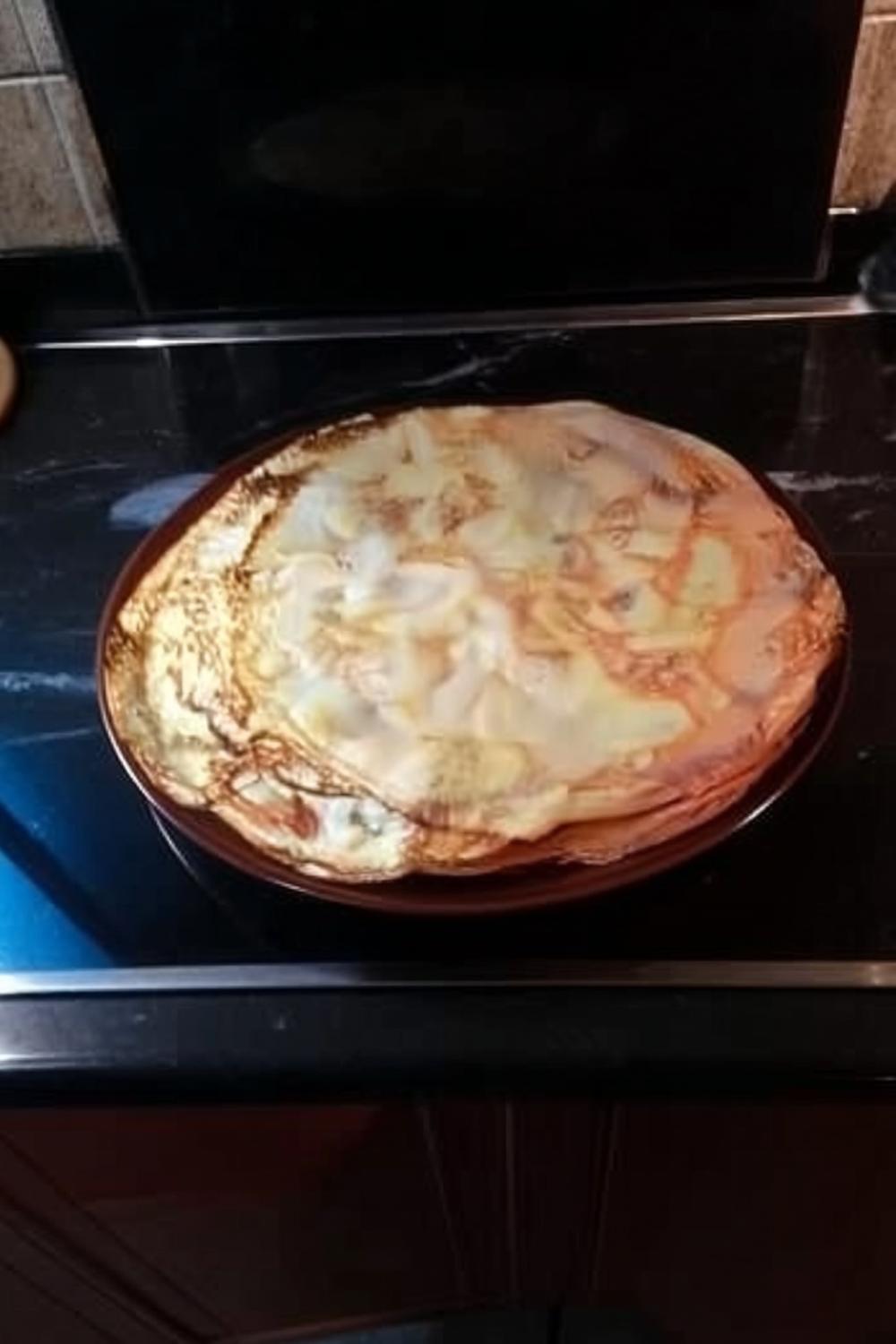 Dikke pannenkoek in de oven