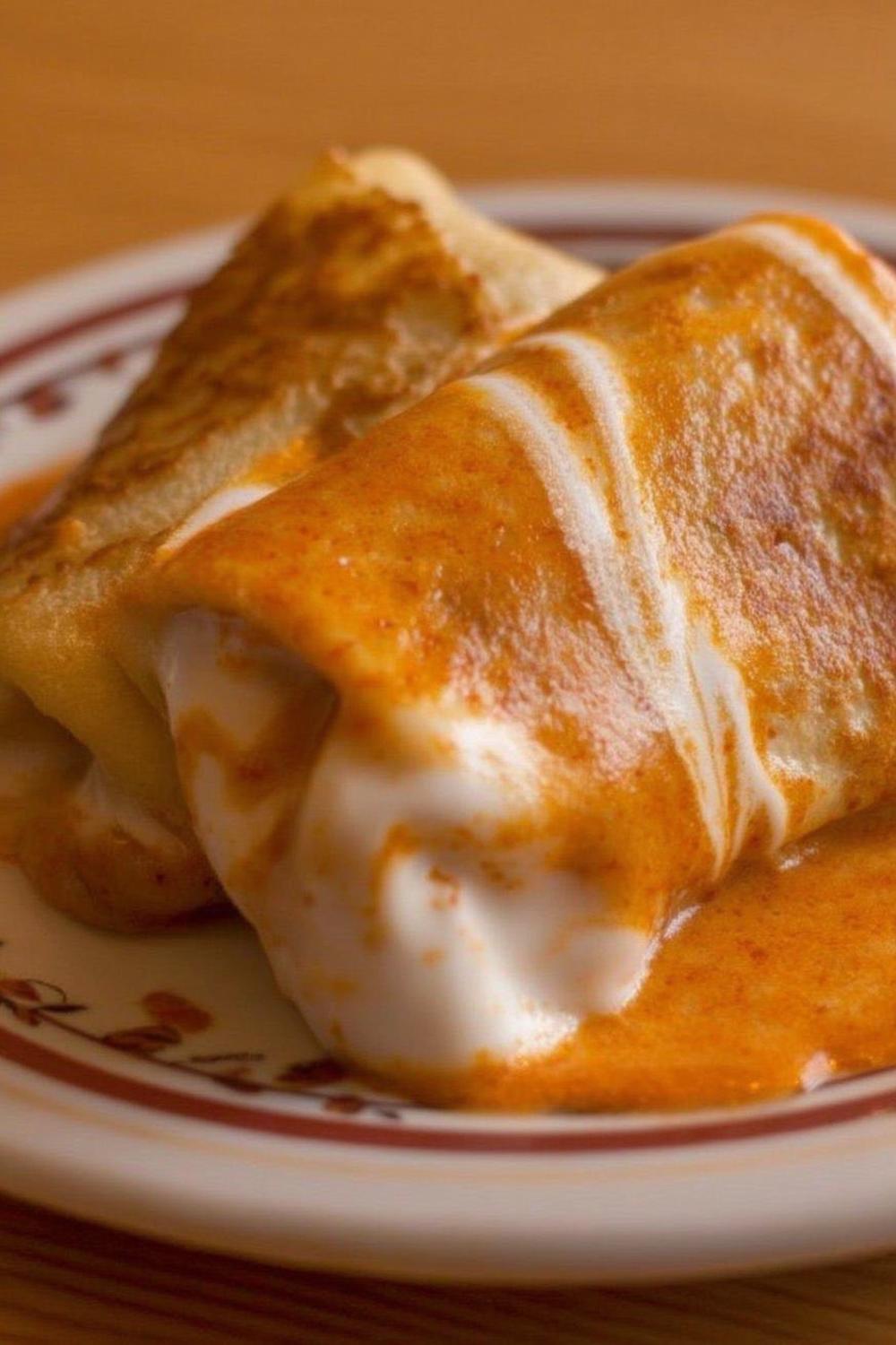 Pannenkoek met roomsaus