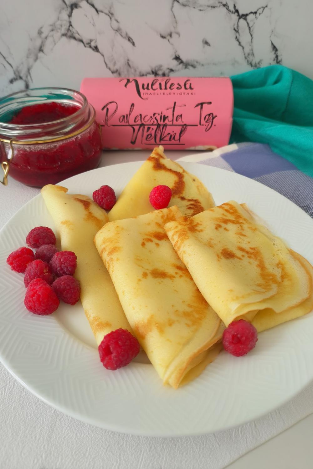 Pannenkoeken met frambozen