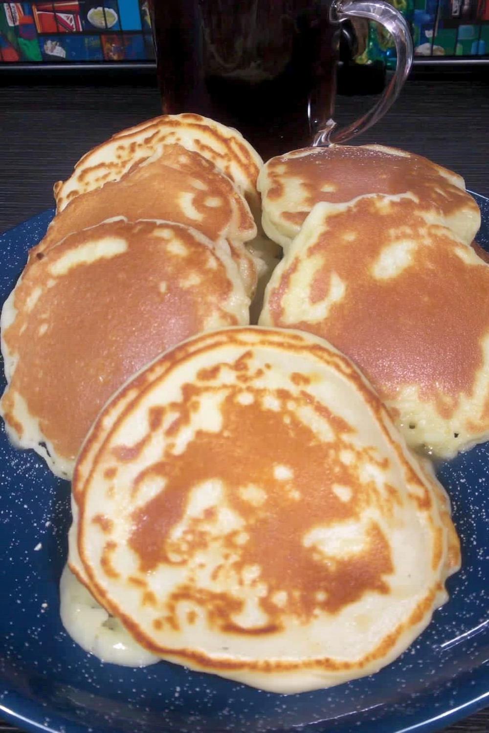 Stapel verse pannenkoeken