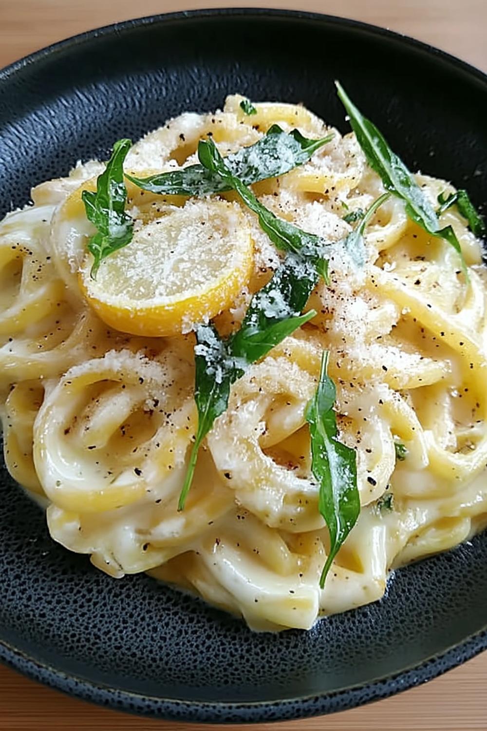 Fettuccine cacio e pepe
