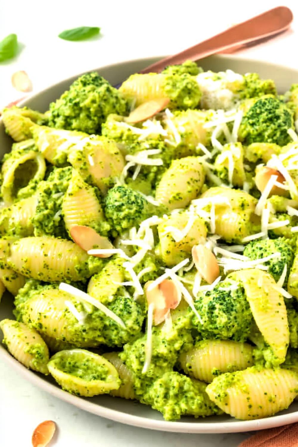 Groene pesto conchiglie