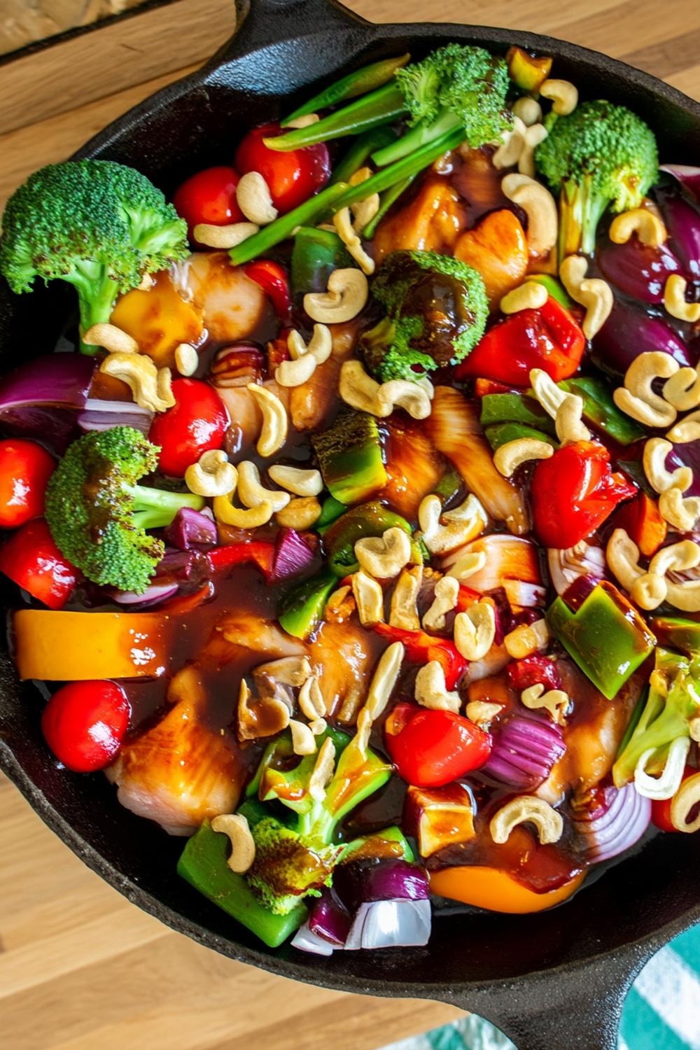 Aziatische Cashew Roerbak