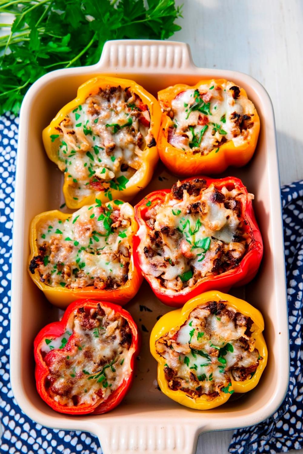 Gevulde Paprika's uit de Oven