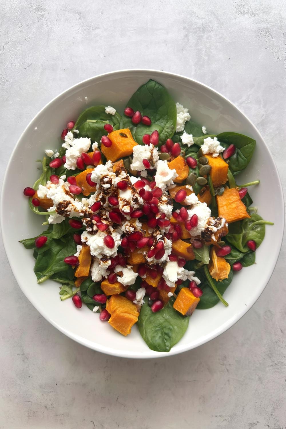 Kleurrijke Spinazie Salade