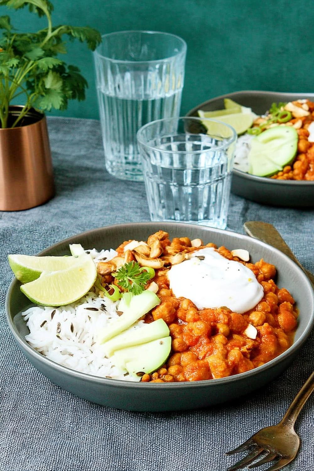 Pittige Kikkererwten Curry