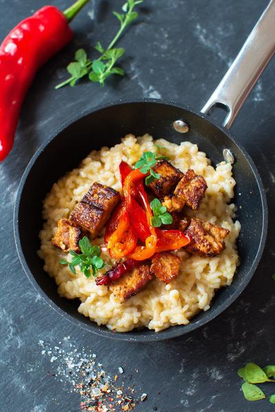 9. Risotto recept met spek: krokante blokjes en gerookte paprika