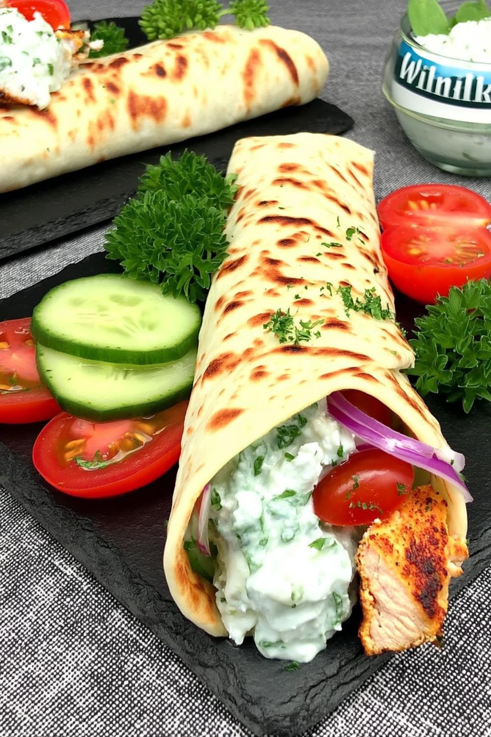 Perfecte tzatziki wrap